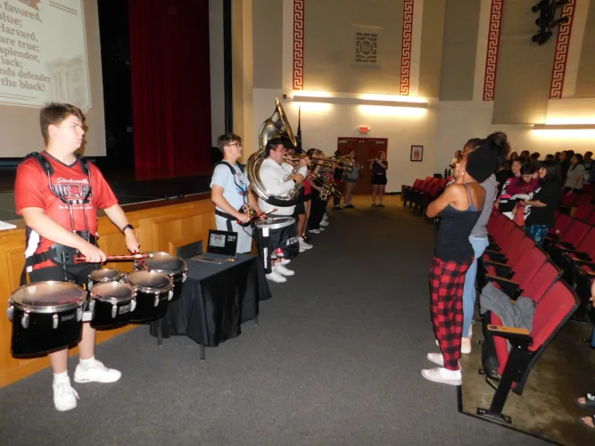 New Students Get the Big Red Welcome